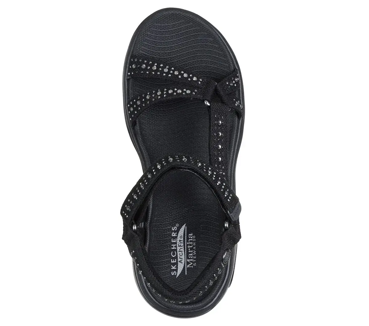 Martha Stewart: GO WALK Arch Fit 2.0 Sandal – Glitter Martha Stewart: GO WALK Arch Fit 2.0 Sandal – Glitter