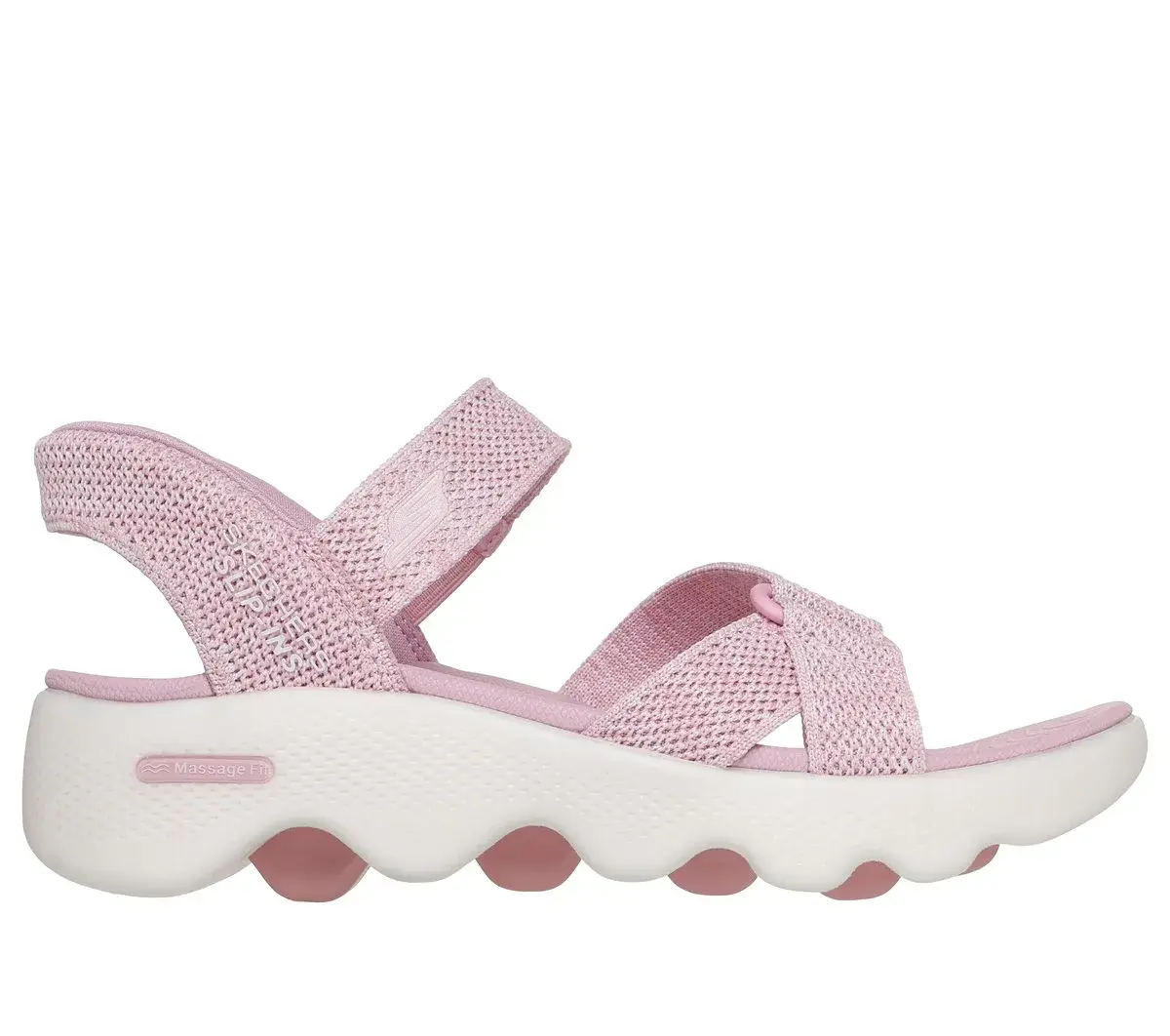 Skechers Slip-ins: GO WALK Massage Fit Sandal – Heather Skechers Slip-ins: GO WALK Massage Fit Sandal – Heather